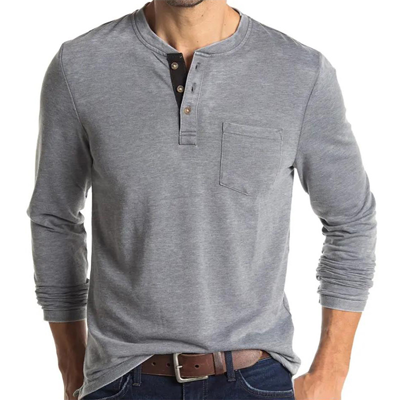Undershirt Crew Neck - قميص رجالي بأكمام طويلة على طراز