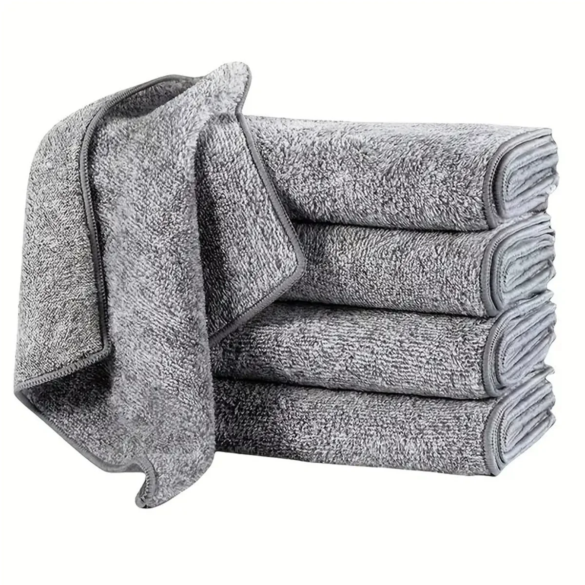 Bamboo Fiber Trunk - قطعة واحدة/5 قطع من قماش تنظيف