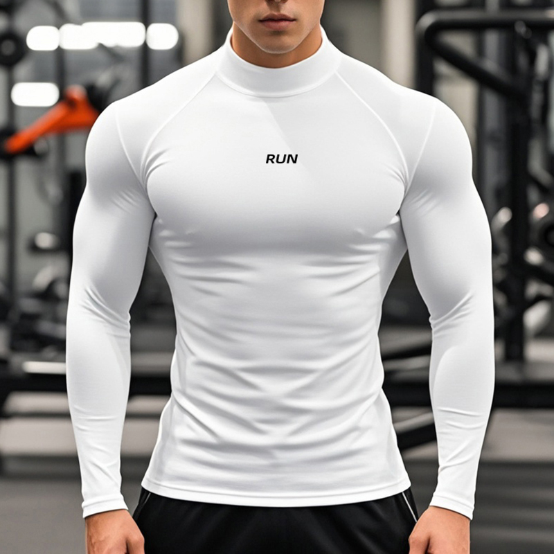 الرجال تشغيل الياقة المدورة ال - مراجعة T Shirt Tight Fit وسعره