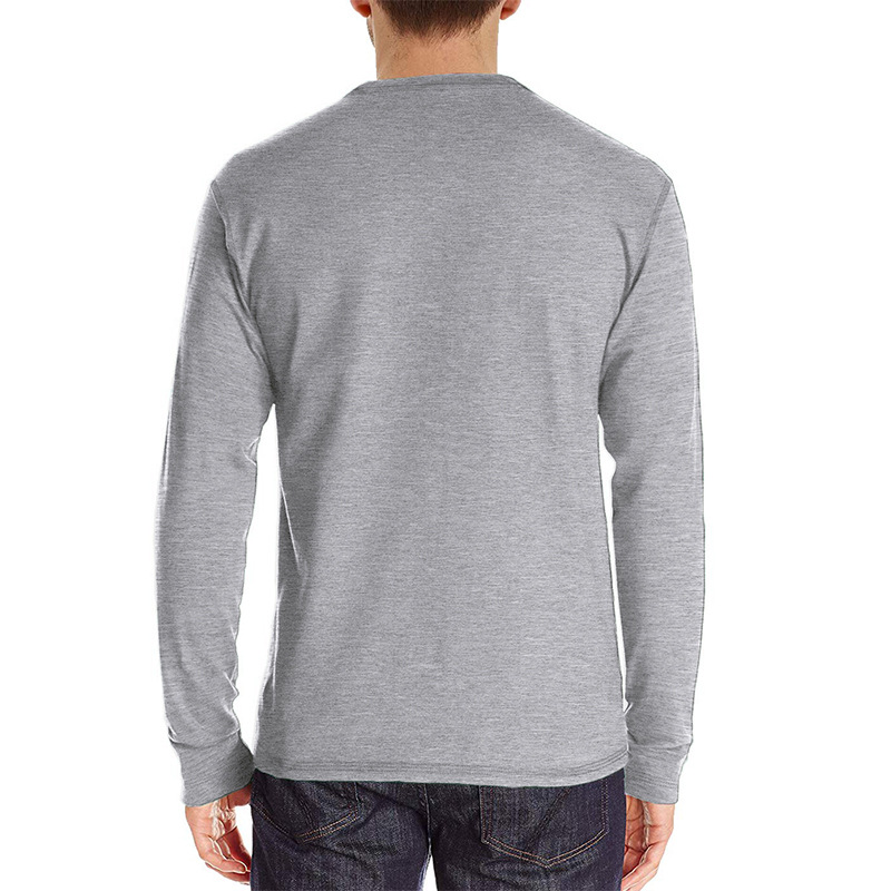 قميص رجالي بأكمام طويلة على طر - مراجعة Undershirt Crew Neck وسعره