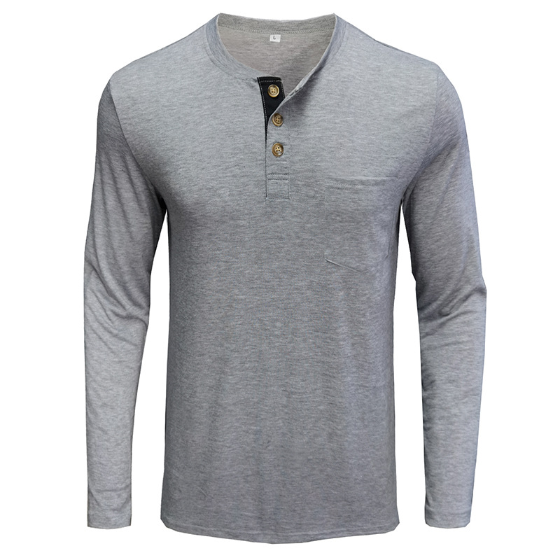 قميص رجالي بأكمام طويلة على طر - مراجعة Undershirt Crew Neck وسعره