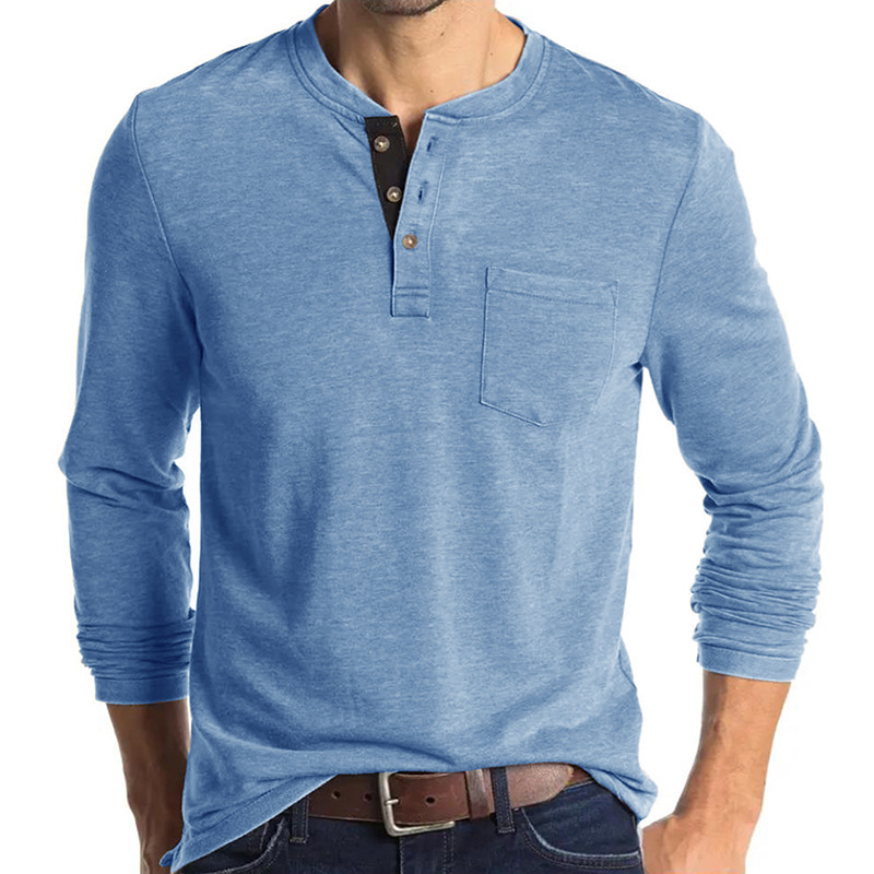 قميص رجالي بأكمام طويلة على طر - مراجعة Undershirt Crew Neck وسعره