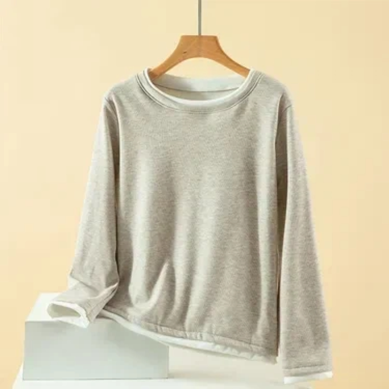 بلوزة حرارية نسائية مقاس كبير  - مراجعة Undershirt Crew Neck وسعره