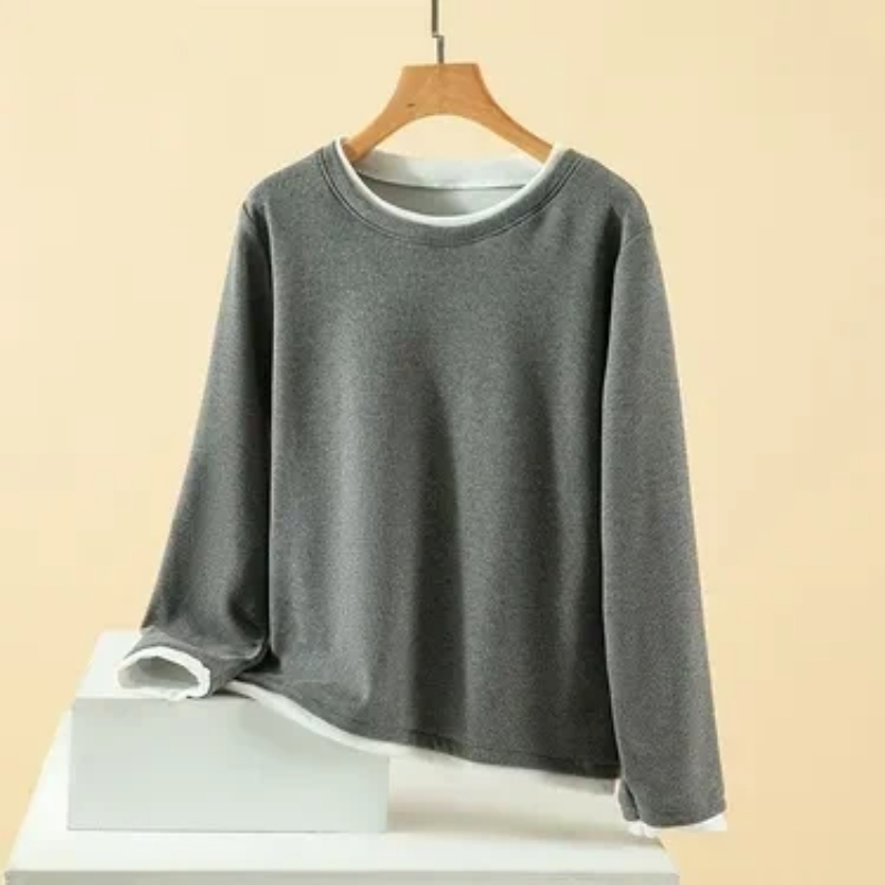 بلوزة حرارية نسائية مقاس كبير  - مراجعة Undershirt Crew Neck وسعره