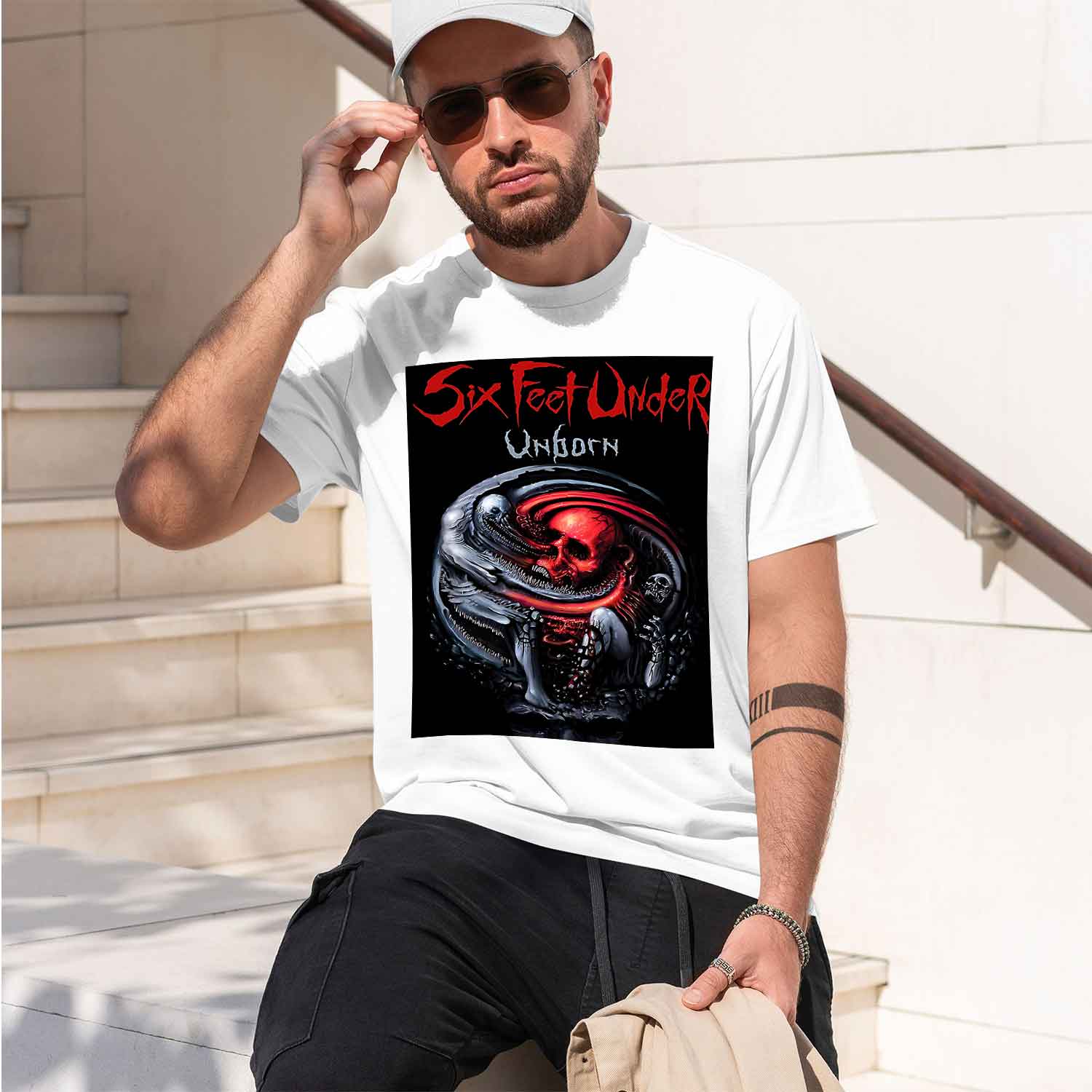 Six Feet Under – Unborn back 2 - مراجعة Undershirt Crew Neck وسعره