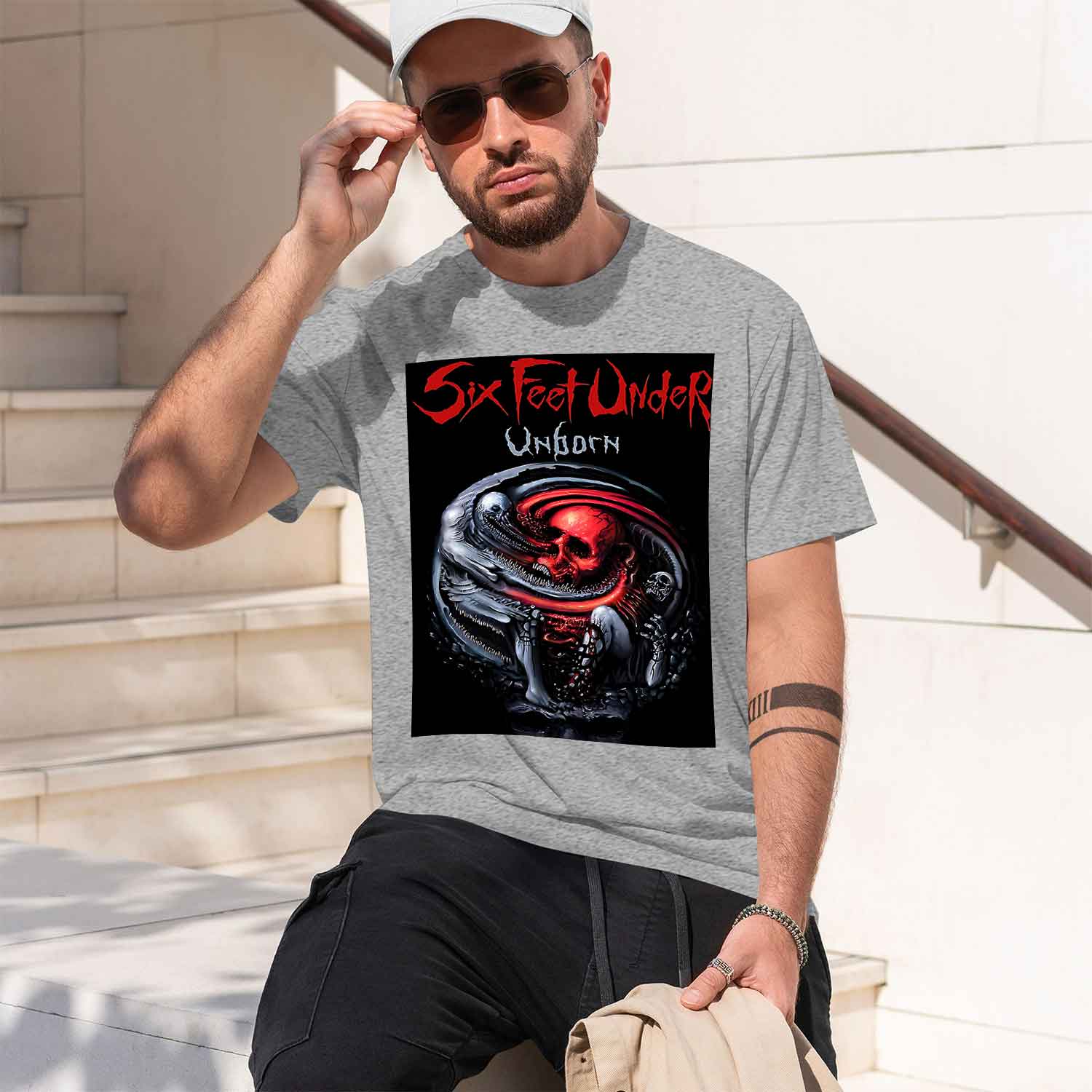 Six Feet Under – Unborn back 2 - مراجعة Undershirt Crew Neck وسعره