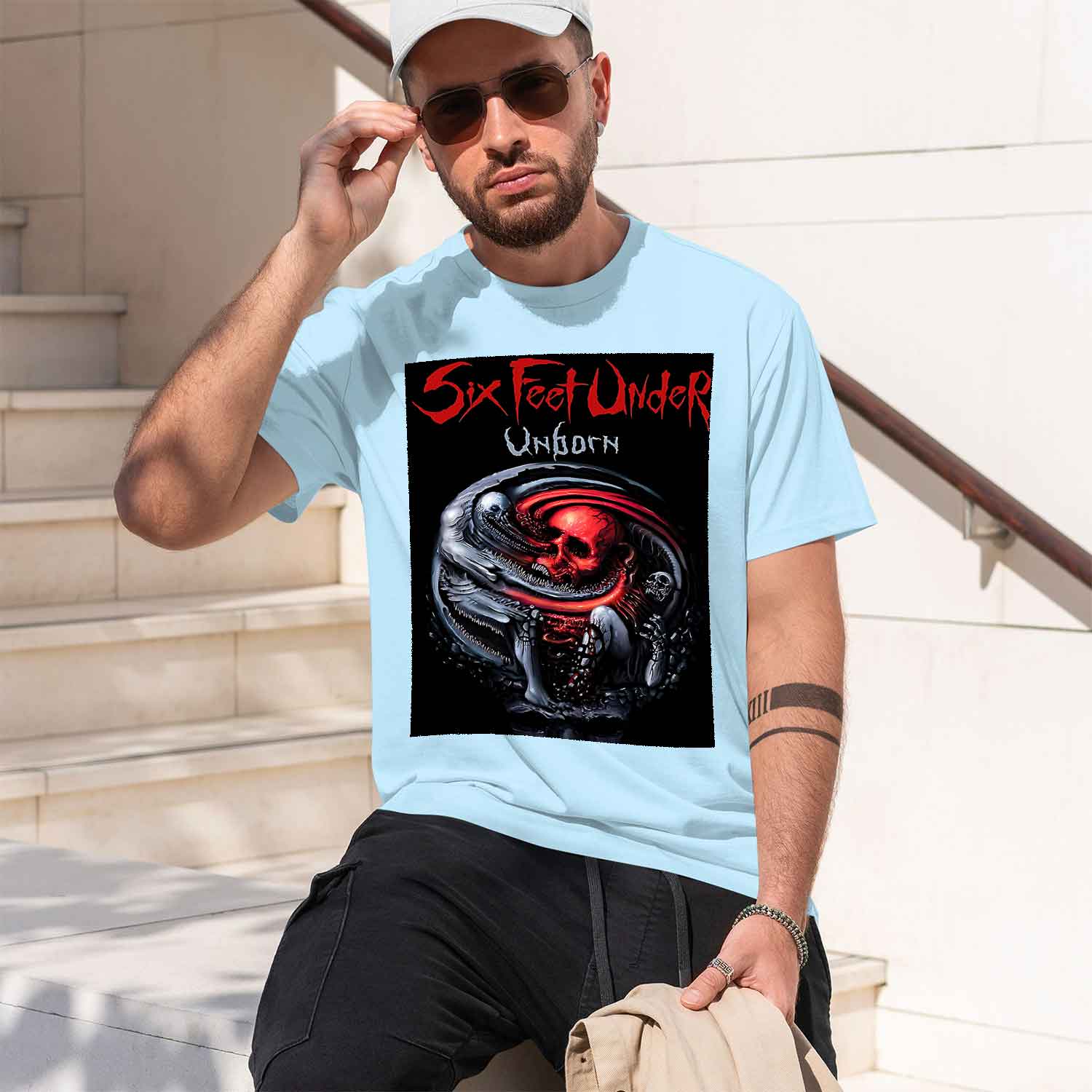 Six Feet Under – Unborn back 2 - مراجعة Undershirt Crew Neck وسعره
